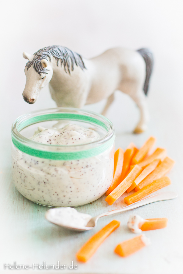 Mohn-Mandel-Mayonnaise, vegan, Meine Familie isst vegan, Helene Holunder
